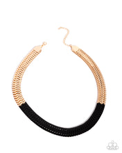 Load image into Gallery viewer, Painted Paradox - Black Necklace