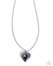 Load image into Gallery viewer, Heartfelt Honor - Blue Necklace