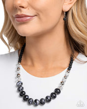 Load image into Gallery viewer, Swirl Simplicity - Black Necklace