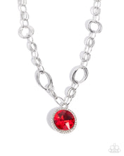 Load image into Gallery viewer, Sophisticated Statement - Red Necklace