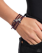 Load image into Gallery viewer, Sensible Shimmer - Purple Bracelet