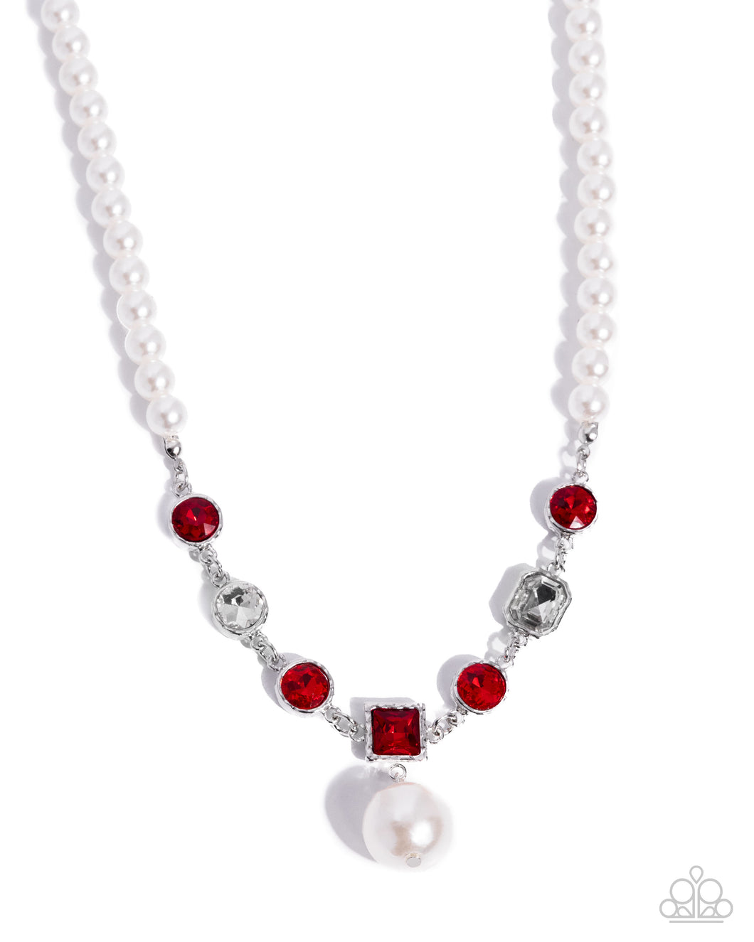 Polished Palace - Red Necklace