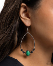 Load image into Gallery viewer, Coiled Craze - Green Earrings