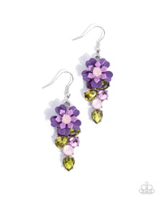 Load image into Gallery viewer, Blooming Ballad - Purple Earrings