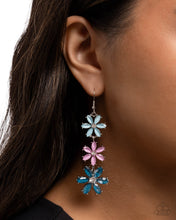 Load image into Gallery viewer, Blooming Bombshell - Blue Earrings