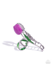 Load image into Gallery viewer, Floriculture Fever - Purple Claw Clip