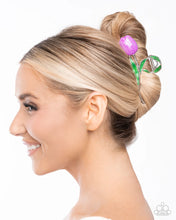 Load image into Gallery viewer, Floriculture Fever - Purple Claw Clip