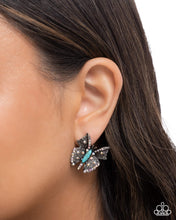 Load image into Gallery viewer, Hovering Harmony - Blue Post Earrings