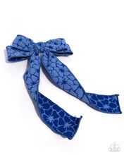 Load image into Gallery viewer, Good to BOW - Blue Hair Clip