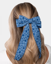 Load image into Gallery viewer, Good to BOW - Blue Hair Clip