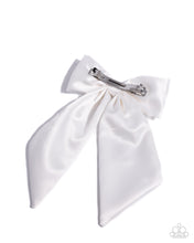 Load image into Gallery viewer, Ready, Set, BOW! - White Hair Clip