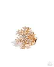 Load image into Gallery viewer, Snowflake Sensation - Gold Ring
