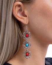 Load image into Gallery viewer, Blooming Buzz - Red Earrings