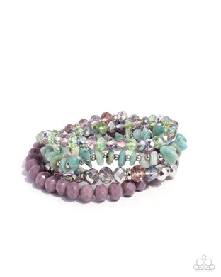 Secure Stones - Purple Set of Bracelets