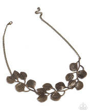 Load image into Gallery viewer, Leafy Legend - Brass Necklace