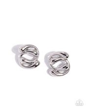 Load image into Gallery viewer, Swirled Sass - Silver Post Earrings