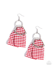 Load image into Gallery viewer, Picnic Pizzazz - Red Earrings