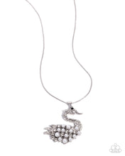 Load image into Gallery viewer, Swan Shimmer - White Necklace