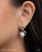 Load image into Gallery viewer, Flirty Finale - Silver Double-Sided Post Earrings