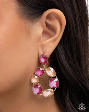 Load image into Gallery viewer, Suitable Shimmer - Pink Post Earrings