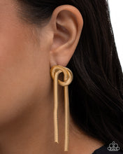 Load image into Gallery viewer, Twisted Tale - Gold Post Earrings