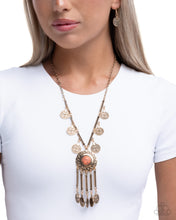 Load image into Gallery viewer, Ornate Organization - Orange Necklace