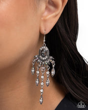 Load image into Gallery viewer, Shimmery Sway - Silver Earrings