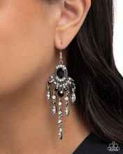 Load image into Gallery viewer, Shimmery Sway - Black Earrings