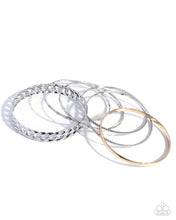 Load image into Gallery viewer, Bangle Brilliance - Silver Set of Bracelets