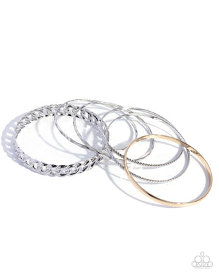 Bangle Brilliance - Silver Set of Bracelets