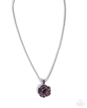 Load image into Gallery viewer, Passionate Petals - Purple Necklace