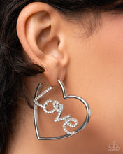 Load image into Gallery viewer, Lovely Cadence - White Hoop Earrings