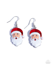 Load image into Gallery viewer, Santa Baby - Red Earrings