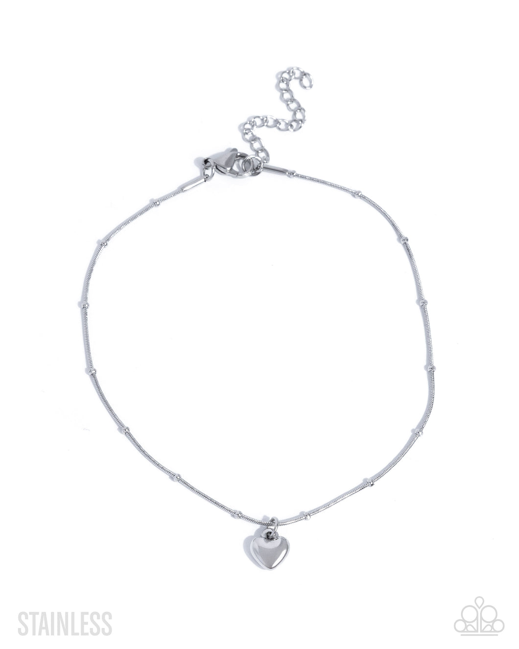Unrequited Crush - Silver Stainless Steel Anklet