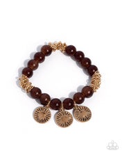 Load image into Gallery viewer, Daring Discs - Brown Bracelet
