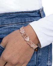Load image into Gallery viewer, Handcrafted Heartthrob - Rose Gold Bracelet