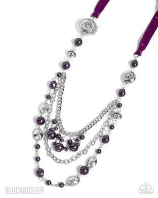 All The Trimmings - Purple Necklace