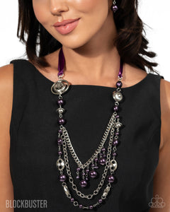 All The Trimmings - Purple Necklace
