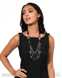 All The Trimmings - Purple Necklace