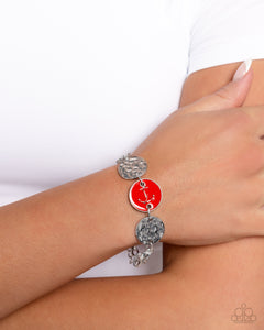 Anchor Alignment - Red Bracelet