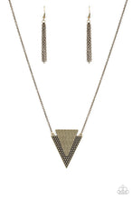 Load image into Gallery viewer, Ancient Arrow - Brass Necklace