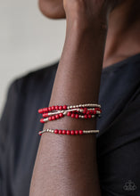 Load image into Gallery viewer, BEAD Between The Lines - Red Set of Bracelets