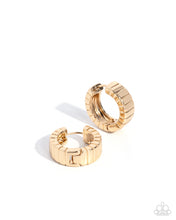 Load image into Gallery viewer, BOLD Up! - Gold Hinge Hoop Earrings