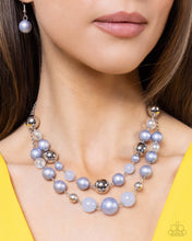 Load image into Gallery viewer, Beaded Benefit - Blue Necklace