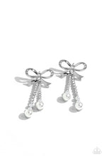 Load image into Gallery viewer, Bodacious Bow - White Post Earrings