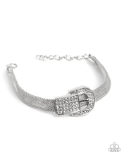 Load image into Gallery viewer, Boldly Buckled - White Bracelet