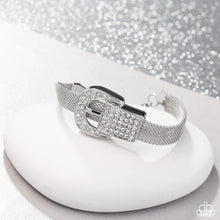 Load image into Gallery viewer, Boldly Buckled - White Bracelet