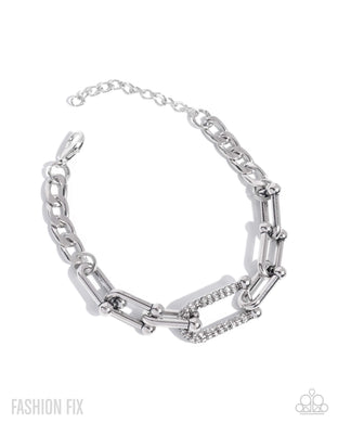 Boosted Bling - White Bracelet