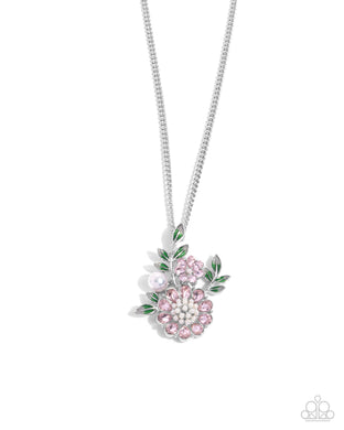 Botanical Bunch - Pink Necklace