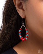 Load image into Gallery viewer, Carefree Color - Red Earrings